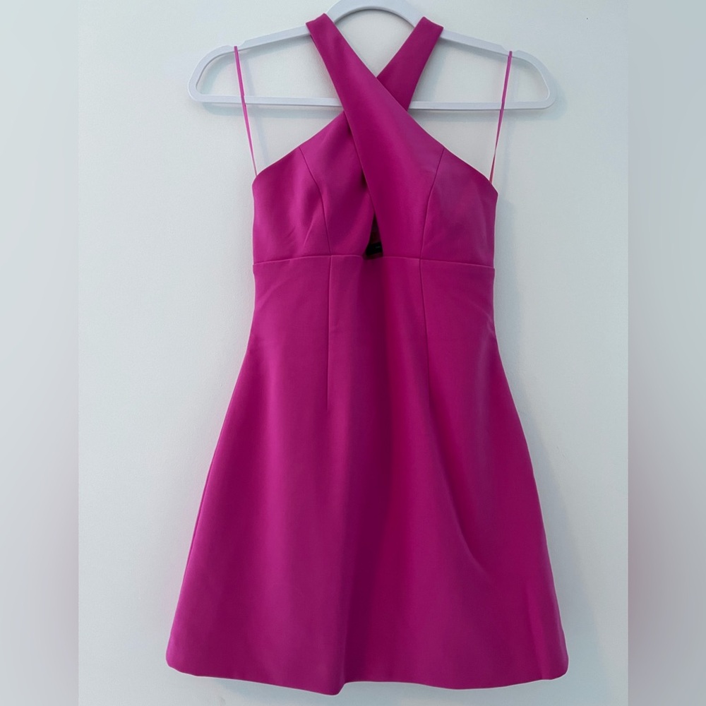 A dark pink perfect party or vacation dress!
